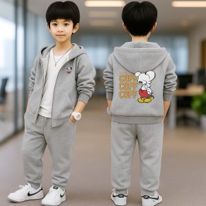 Premium Winter Hoodie And Pant Set For Kids-03